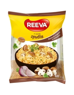 REEVA Вермішель ГРИБИ 60г