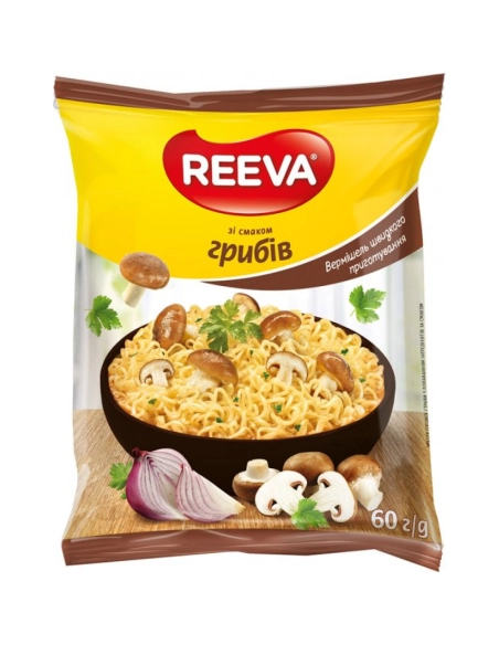 REEVA Вермішель ГРИБИ 60г