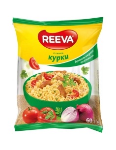 REEVA Вермішель КУРКА 60г