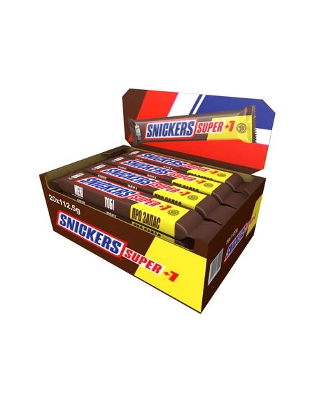 Батончик SNICKERS ШОК SUPER+1 112.5Г