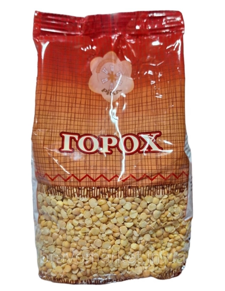 Горох колотий пакет 0,9кг