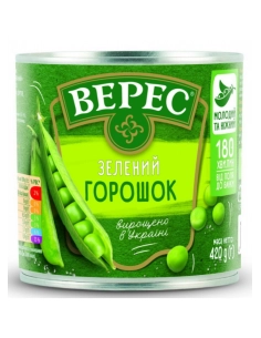 Горошок зелений 420г