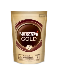 Кава Нескафе 100гр Голд пак