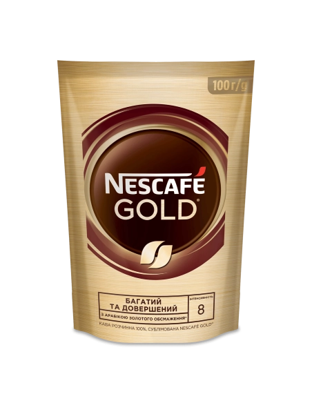 Кава Нескафе 100гр Голд пак