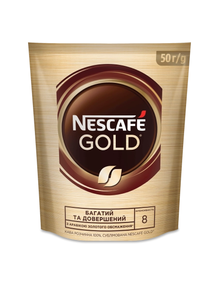 Кава Нескафе 50гр Голд пакет