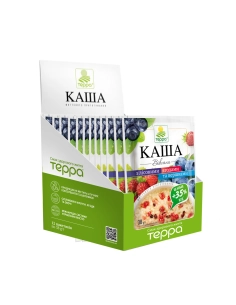 Каша BOX-12 вівсяна з вершками та лісовими ягодами