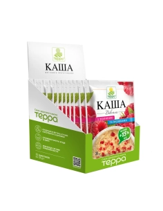 Каша BOX-12 вівсяна з вершками та малиною