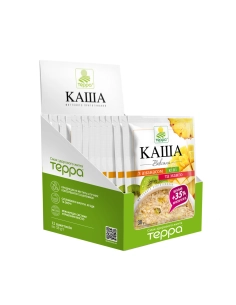 Каша BOX-12 вівсяна з манго , ківі та ананасом