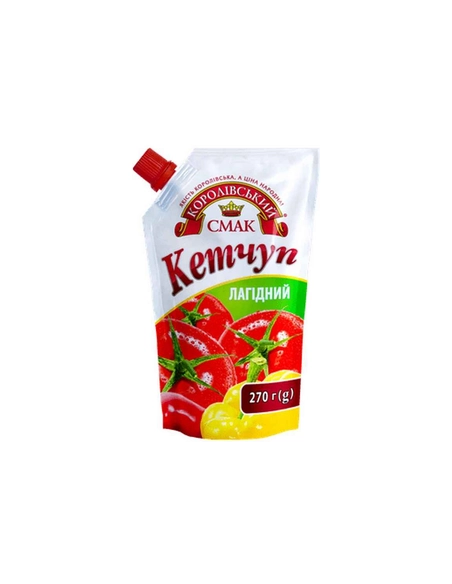 Кетчуп "Лагідний" "Королівський смак" дой-пак зі штуцером 250гр