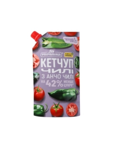 Кетчуп "Чілі з анчо чилі" 250г д/п ТМ Pripravka