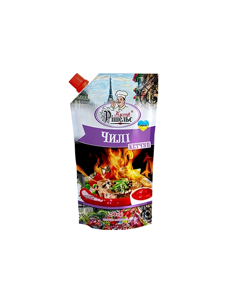 Кетчуп "Чілі" 250г ТМ "Кухар Рішельє"