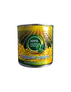 Кукурудза цукрова консервована "ЕКОНОМ" в/г б/б вакумна