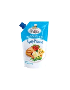 Майонез 67% ТМ " Кухар Рішельє" дой-пак зі штуцером 300гр