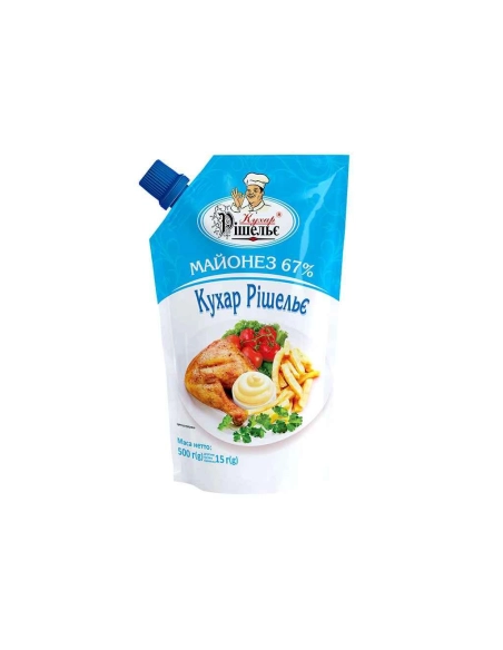 Майонез 67% ТМ " Кухар Рішельє" дой-пак зі штуцером 300гр