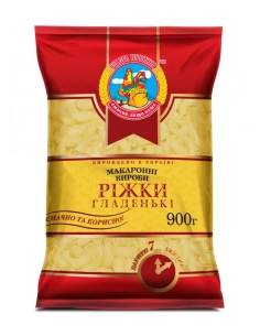 Макароні вироби "РІЖКА ГЛАДКА" 900г