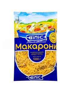 Макаронні вироби 1 КГ, "ВЕРМІШЕЛЬ"/ВІЛІС