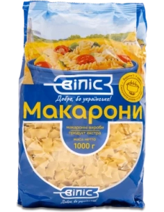 Макаронні вироби 1 кг,"Локшина хвиляста" /ВІЛІС/