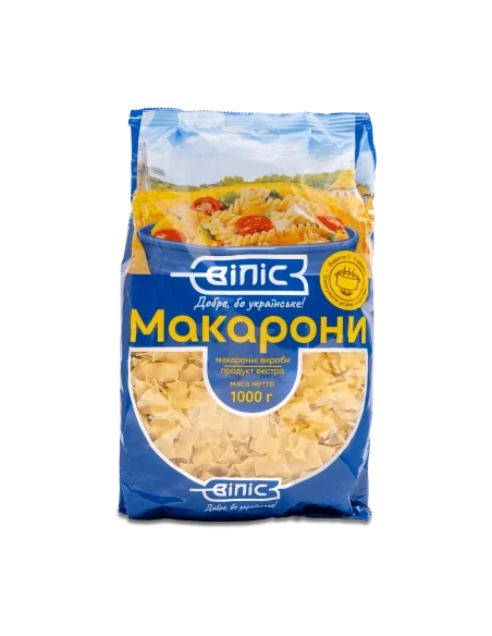 Макаронні вироби 1 кг,"Локшина хвиляста" /ВІЛІС/
