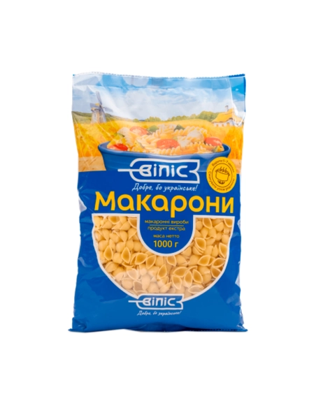 Макаронні вироби 1кг , Ракушка СУПОВА/ВІЛІС