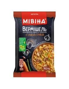 Мівіна Вермішель з грибів 59гр