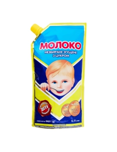 Молоко зг.Перв ДСТУ 8,5% 440Г Д/П (20)