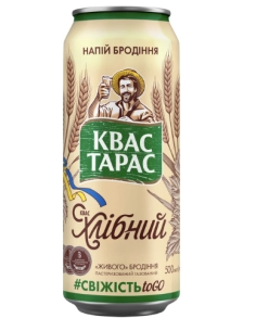 Напої Квас Тарас Хлібний 0,5 л З/Б