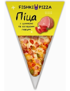 П3 Піцца з шинкою та солодким перцем УП ТМ Fishki Pizza