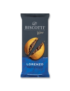 Печиво здобне пісочно-відсадне "БІСКОТТІ ВАУ ЛОРЕНЦО" 0,16 кг
