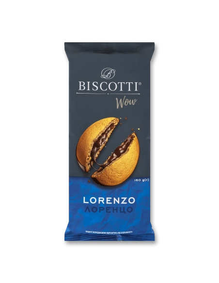 Печиво здобне пісочно-відсадне "БІСКОТТІ ВАУ ЛОРЕНЦО" 0,16 кг