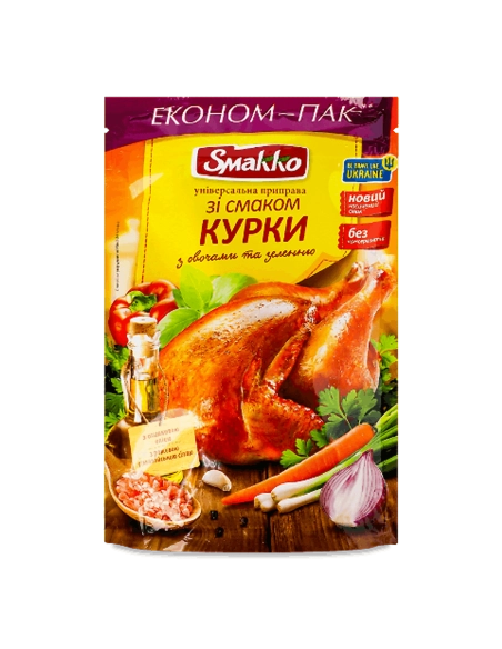 Приправа універсальна "Зісмаком курки з овочами та зеленню"160г