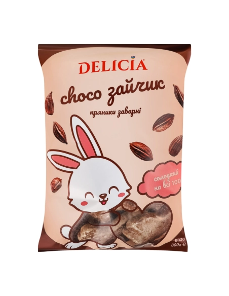 Пряники заварні Choco зайчик (0,300)