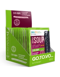 Суп-пюре Box-12 гороховий з м`ясом та прянощами миттєвого приготування