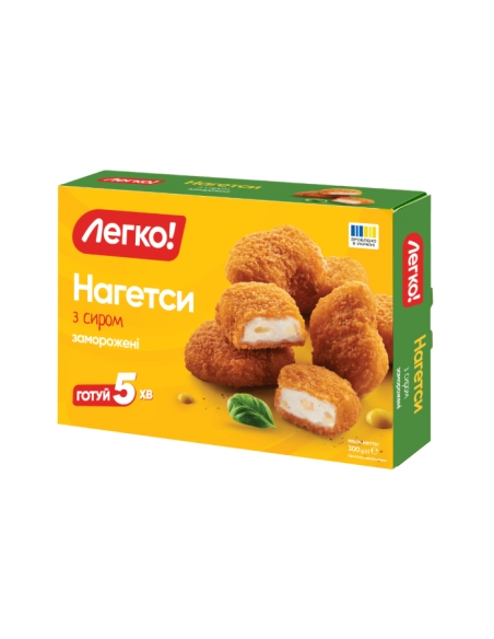 Т13 Нагетси з сиром заморож коробка 300 гр
