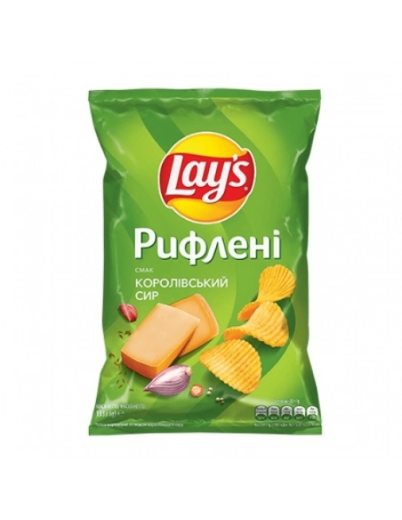 Чипси картопляні зі смаком королівсьгоко сиру ,ТМ Lay*sMAX