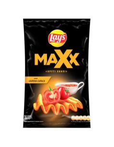 Чипси картопляні зі смаком сальси , рифлені ТМ Lay*sMAX
