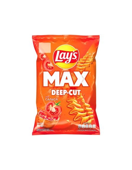 Чипси картопляні зі смаком сальси ,ТМ Lay*sMAX(Польща)