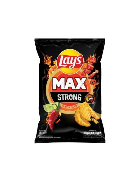 Чипси картопляні зі смаком чилі та лайму ,ТМ Lay*s