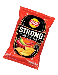 Чипси картопляні зі смаком чилі та лайму стронг ,ТМ Lay*s