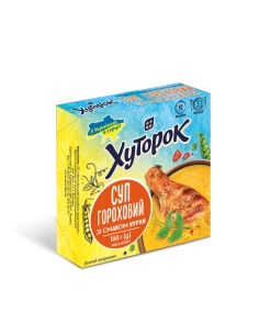 818_Суп гороховий зі смаком курки ТМ"Хуторок" 160г