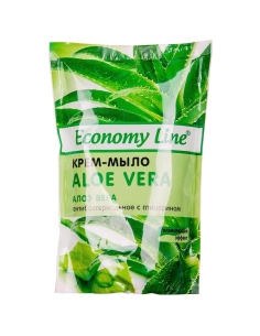 Economy Line Крем мило 'Алоє вера антибактеріальне' з гліцерином 460г