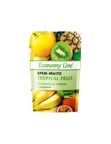 Economy Line Крем мило 'Тропічні фрукти ' з гліцерином 460г