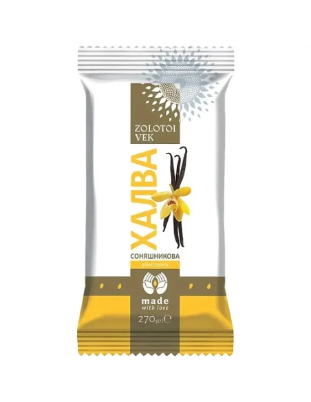 ZOLOTOI VEK Халва соняшникова ванільна 270 г