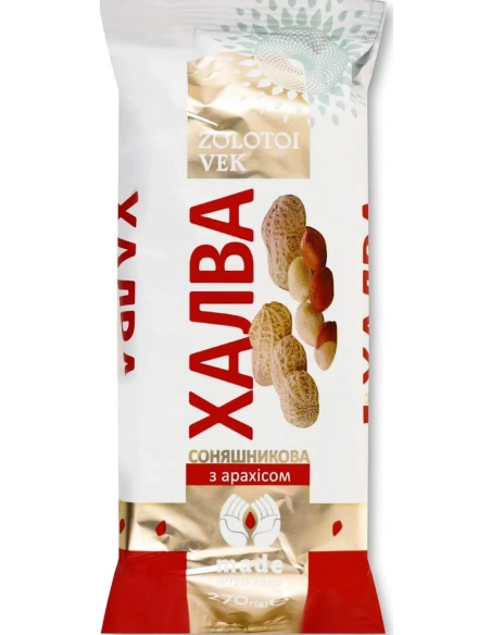 ZOLOTOI VEK Халва соняшникова з арахісом 270 г