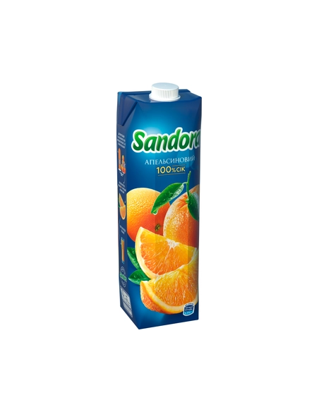 Апельсиновий нектар неосвітлений пастеризований, серія "Cocktail Collection", ТМ 'Sandora' 0.95л