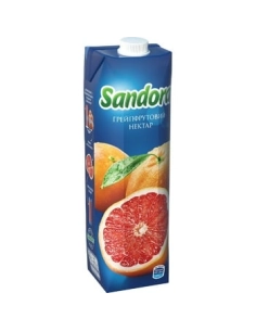 Грейпфрутовий нектар неосвітлений пастеризований, ТМ 'Sandora' 0.95л