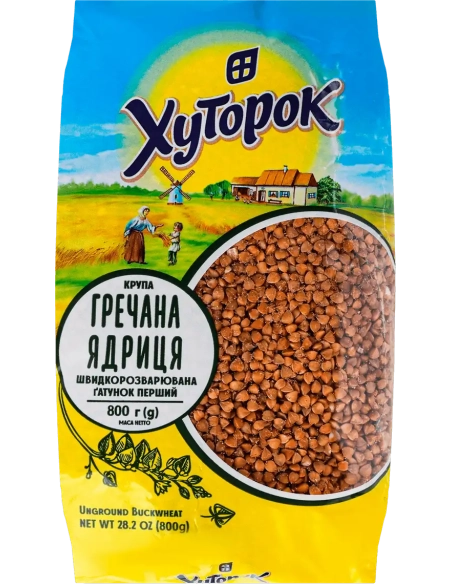 Гречана крупа пакет 0,8