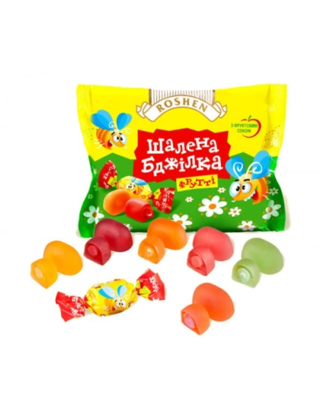 ЖЕЛЕЙНІ ЦУКЕРКИ Шалена бджілка ВКФ 200г /12шт