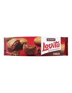 ЗДОБНЕ ПЕЧИВО Lovita Soft Cream Cookies cocoa ККФ 127г/18шт