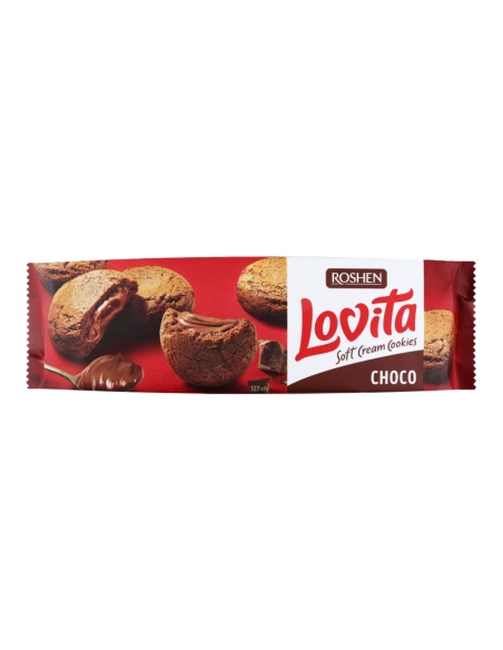 ЗДОБНЕ ПЕЧИВО Lovita Soft Cream Cookies cocoa ККФ 127г/18шт