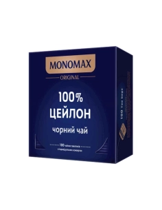 МОНОМАХ 100% CEYLON чай цейлонський чорний пакетований у конверті 50г